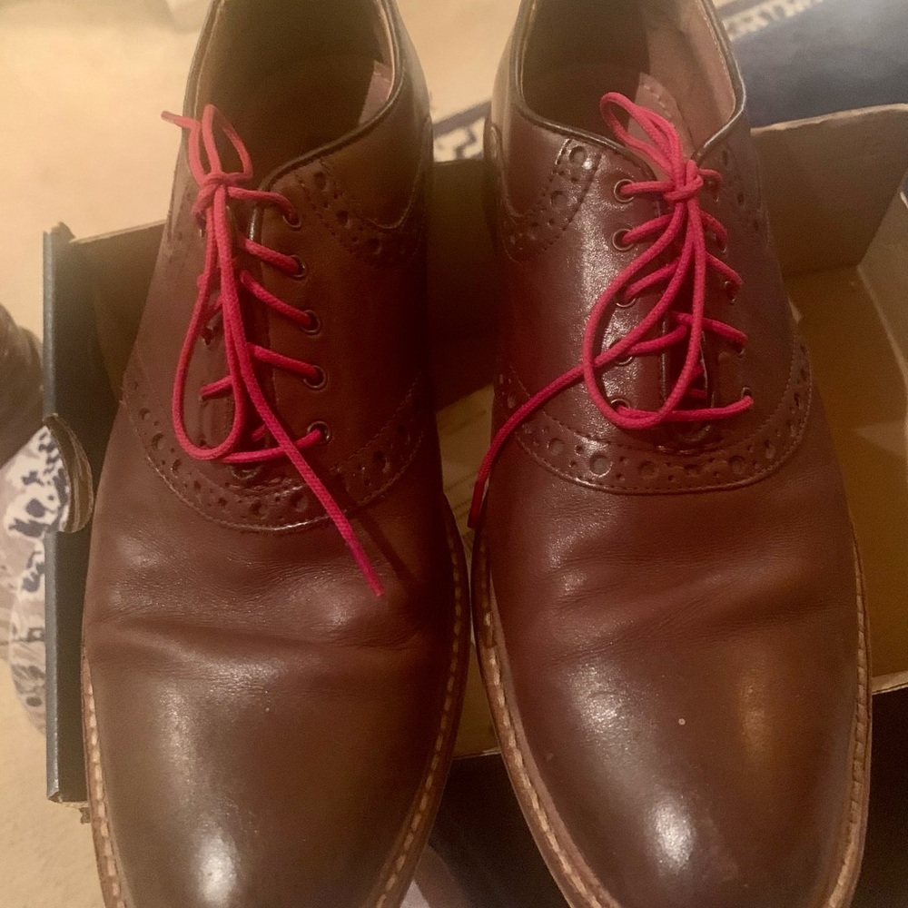 Aston Grey Men’s Dress Shoes beautiful & very stylish size 8.9 brown in color